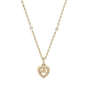 Michael Kors Womens Heart Pendant Necklace.